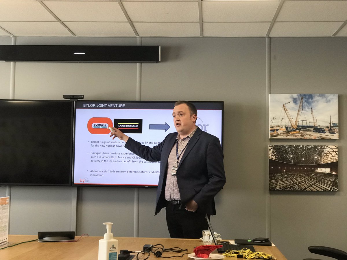 James Bromley of BYLOR welcomes guests of CESW to our first Hinkley Point site visit for three years #collaboration <a href="/cesouthwest/">CE South West</a> <a href="/modeconsult/">Gary Fisher</a> <a href="/DowlasUK/">Dowlas Property Group</a> <a href="/gemma_dayDowlas/">Gemma Day</a> <a href="/classicbuilders/">Classic Builders</a> <a href="/bailygarner/">Baily Garner LLP</a>