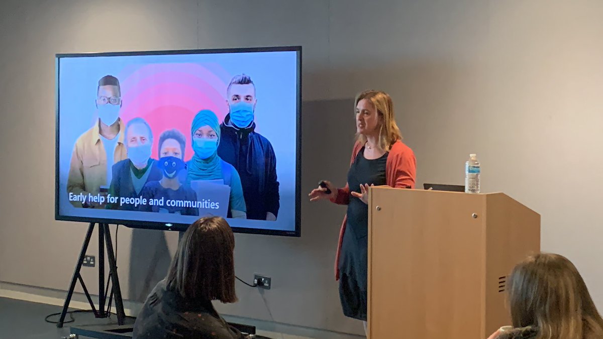 DRees_PA's tweet photo. “Data power all technology innovation…empowering everybody to live healthier lives on their terms” says @hzaum at @PA_Consulting #care #tec session. https://t.co/i0FljYiqZv