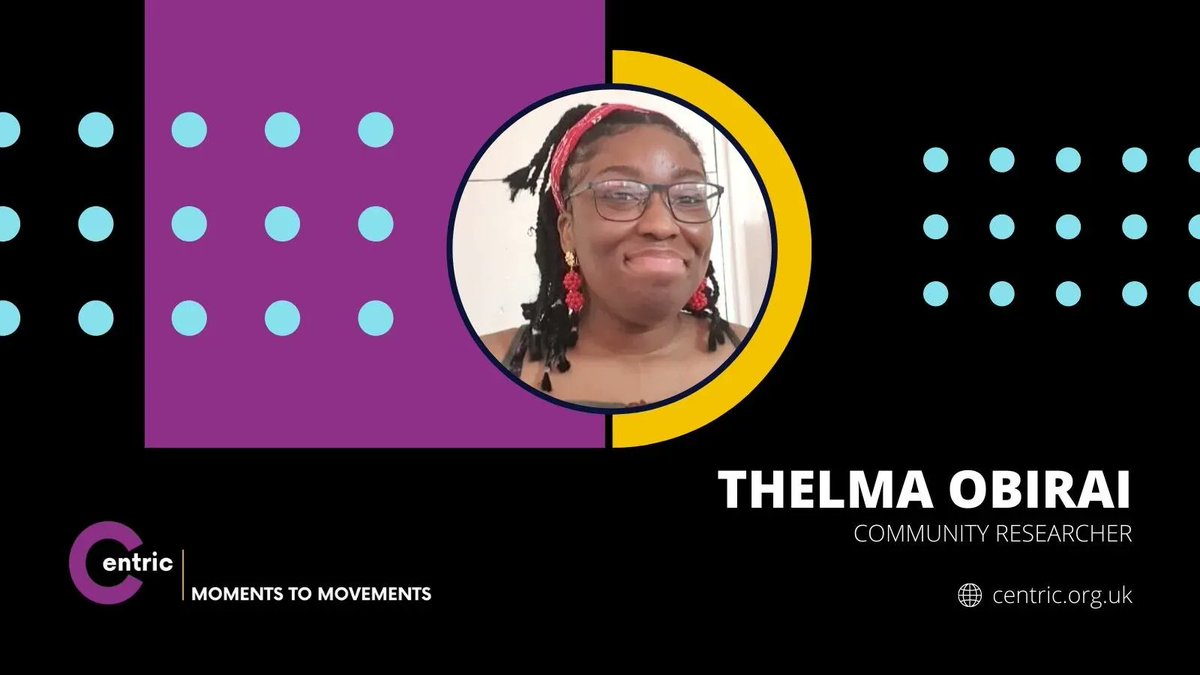 centricmoments's tweet photo. Thelma Obirai (Community Researcher) has been involved in a variety of both community-based workshops and bigger programmes. Read more and meet our team:https://t.co/g3YcWpFV1U #centric #centricmoments #centriccommunitynews #centricteam #researchhub #rethinkingresearch https://t.co/0tbdK6Mn7J