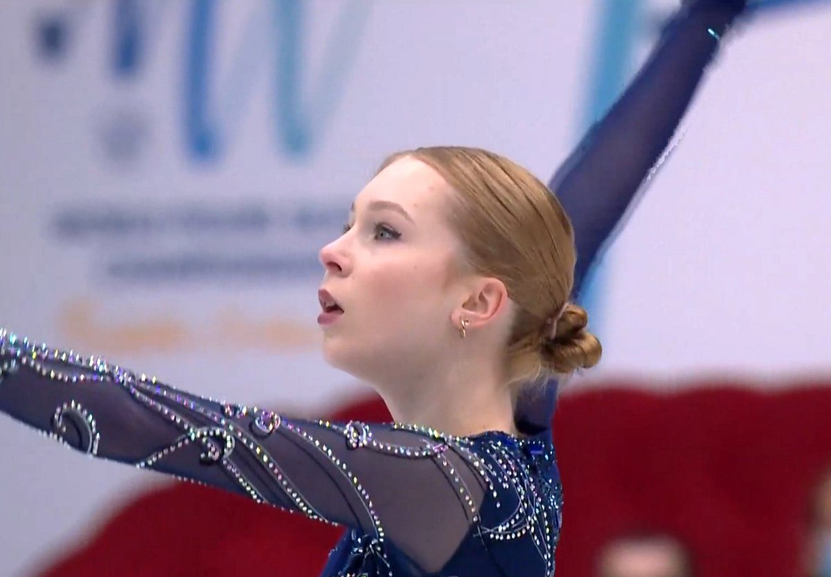 goldenskate's tweet photo. Latvia's π±π» #AneteLace three-time National Jr. π₯
SP: "Can't Help Falling In Love" #TommeeProfitt 44.60
#WorldFigure #Montpellier2022 #FigureSkating
π¬ https://t.co/EbIDpIRCGR https://t.co/wgEhS5VHeb