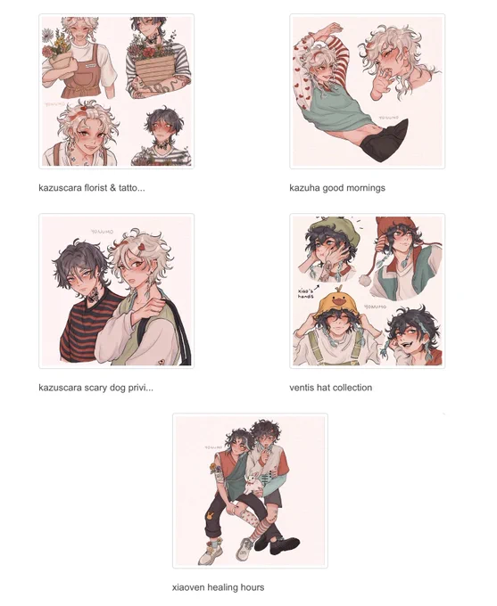 I updated my print shop🤍 
( link is in thread and carrd ) 