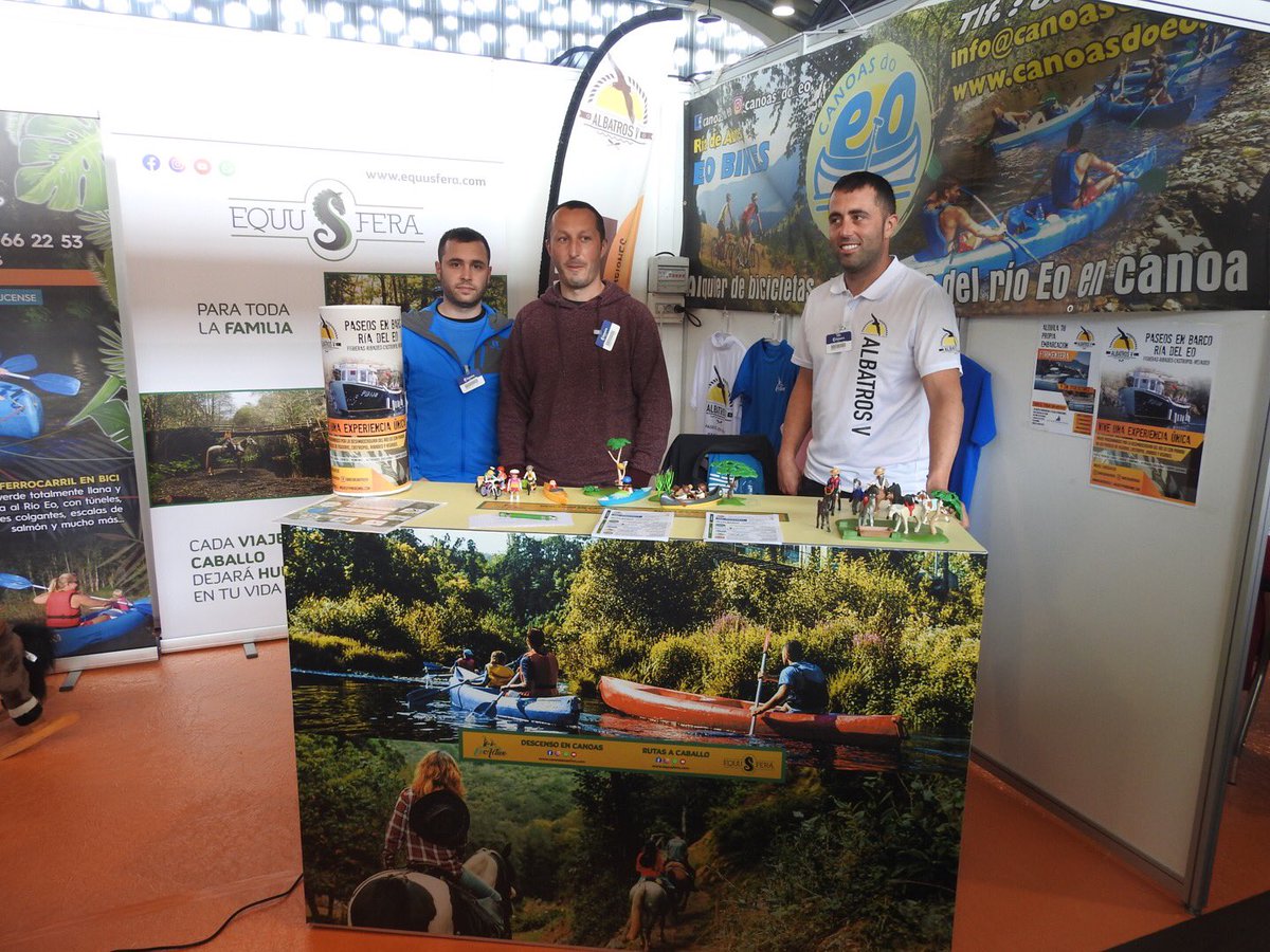 Amaido's tweet photo. El Occidente de Asturias  y la Mariña Lucense a través de los campings y el turismo activo fueron de la mano @Amaido  #expocamp #amaido #agroturismoamaido🙂 https://t.co/V5LwQbUm0Q