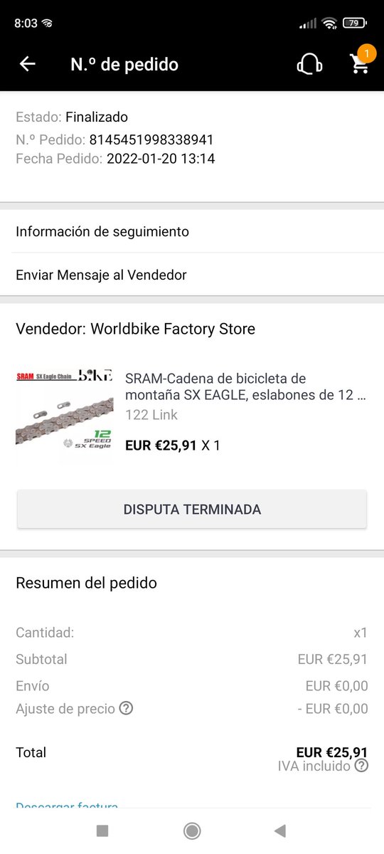 DavidGa69642464's tweet photo. @AliExpressES después de más de dos meses, sin que me resuelvan el pedido y sin devolverme el dinero, abrí disputa y me la cerraron porque estaba en reparto y la logística devolvió el paquete al vendedor por llegar en mal estado. QUIERO SOLUCION POR FAVOR https://t.co/LRoudWVhpR
