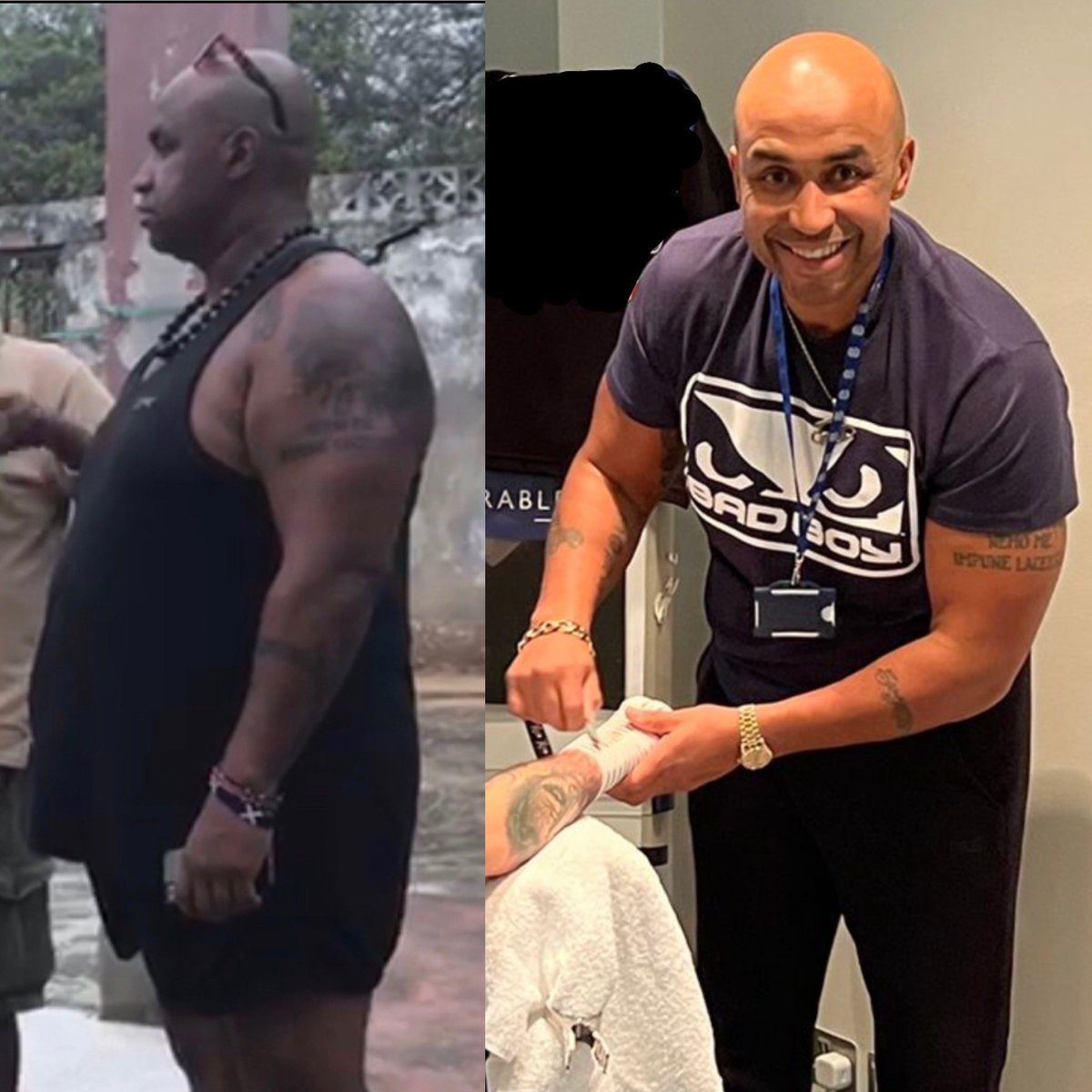 crueljohno's tweet photo. 2020 vs 2022 - two years of being in lockdown was the best thing that ever happened to me 

Fuelled by willpower, mindset &amp; @Preptoplate20 https://t.co/xYDIqLnMDq