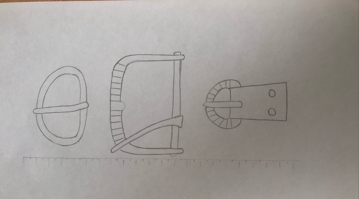 Stanislav883's tweet photo. Iron buckle from the Gjermundby or Yarmundby burial.
#Гьёрмундбю #Ярмундбю #пряжка #ремень #реконструкция #Gjermundby #Jarmundby #buckle #belt #reconstruction #ЭВ #викинги https://t.co/5rYBHjJrqd