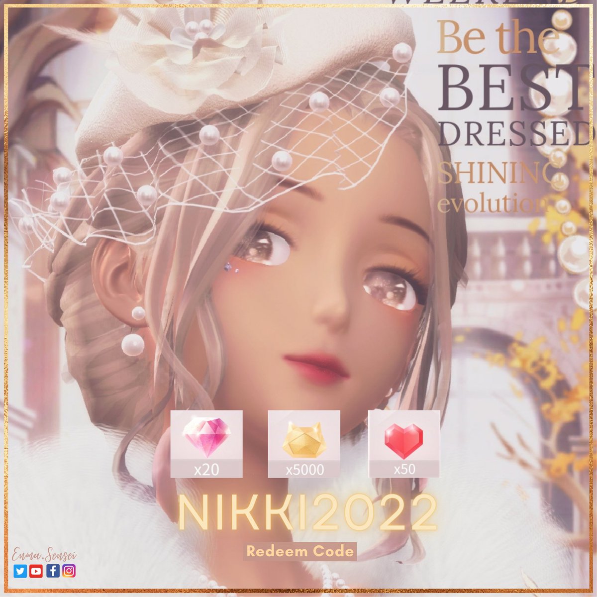 m3n3rvaa's tweet photo. ✨ New redeem code ✨
#shiningnikki #redeemcode https://t.co/qbaeme71yb