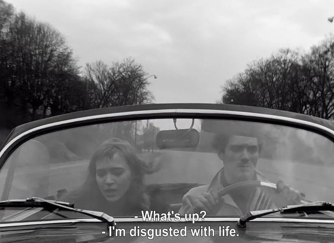 ArtIsTheDrug's tweet photo. bande à part, 1964 https://t.co/Q4LUBUSNks