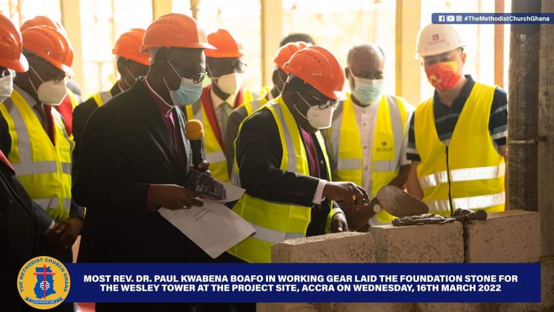MethodistChGh's tweet photo. πΌ | ππ©ππ‘π§π¦ ππ‘ π£πππ§π¨π₯ππ¦
FOUNDATION STONE LAYING ON THE WESLEY TOWER
#EventsInPictures
#TheMethodistChurchGhana https://t.co/GkC7qAAxpc