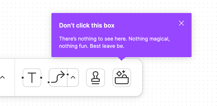 julia_fact's tweet photo. Cute. I don't think this tone will work for just any product or company since we are all too cynical, but @figma is such a good product, that this tone works here well and makes me smile. https://t.co/WSm8Y5dkyd