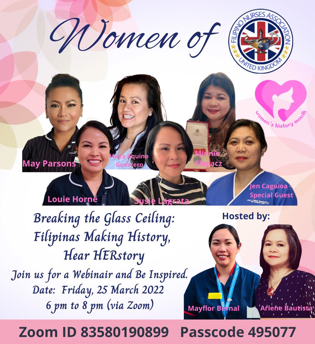 FNA-UK celebrating Women’s History month this Friday, 25th of March from 6-8 pm. Please Join us and together, listen how these inspirational women break barriers and smashed the glass ceiling! us06web.zoom.us/j/83580190899?…