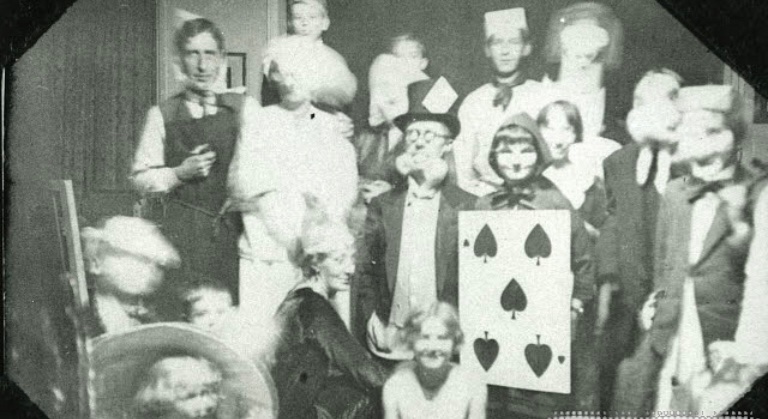 hering_david's tweet photo. The Bloomsbury group dressed as characters from Alice in Wonderland, 1930 https://t.co/2VWefLBB9G