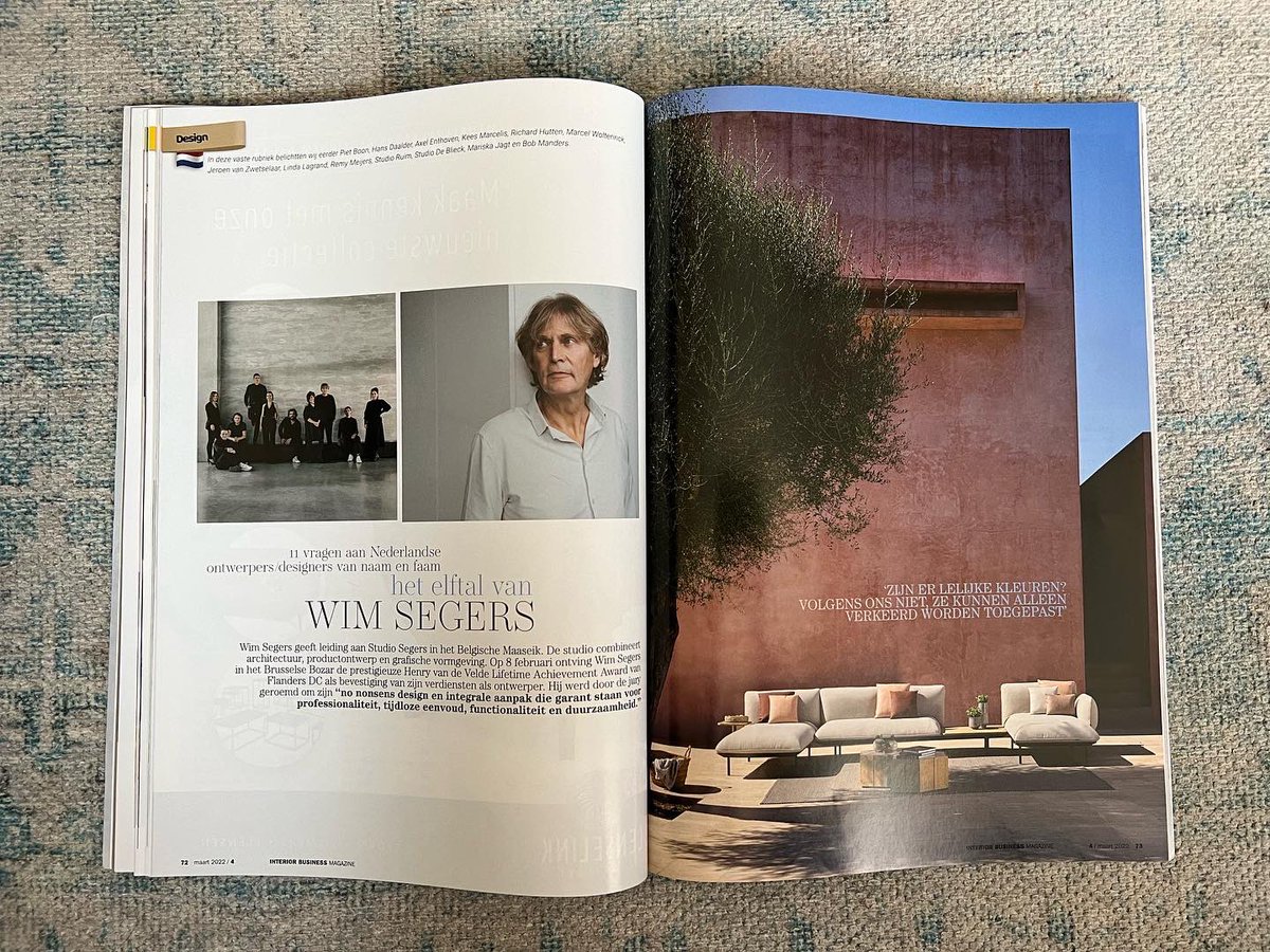 Nieuwste editie van het vakblad: 134 heerlijke pagina’s met artikelen over de prachtige #meubelbranche