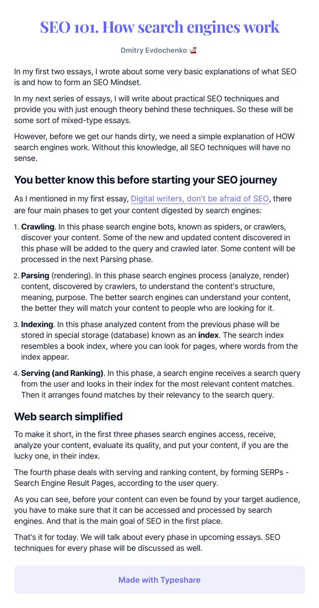 evdochenko_d's tweet photo. A simple explanation of HOW search engines work. https://t.co/efITHWT9uH