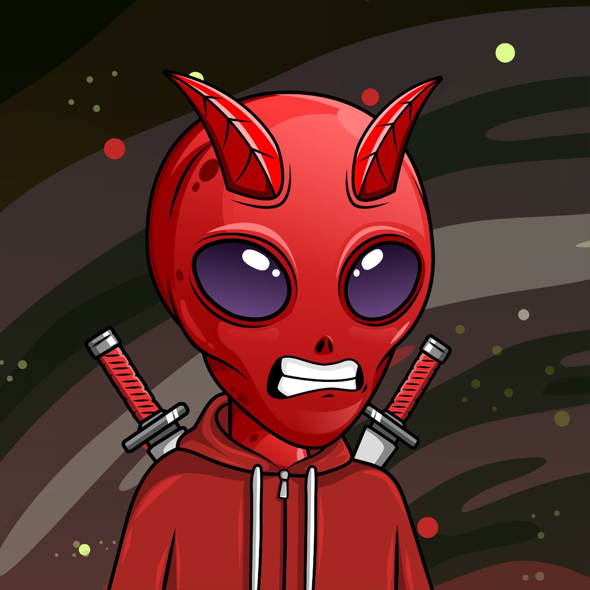 nickyxbt's tweet photo. 🚨 👽 FREE #NFT GIVEAWAY 👽 🚨 

1 Free RARE Hooded Aliens NFT
 
➡️ Follow me &amp; @hoodedaliensnft with notifications on 🔔 

➡️ Retweet &amp; ❤️
 
➡️ Tag 3 friends

- more friends you tag, more entry’s ! 

Winner will be announced in 48h ⏳

#NFTGiveaway #NFTCommunity https://t.co/sdtZ7ccqeh