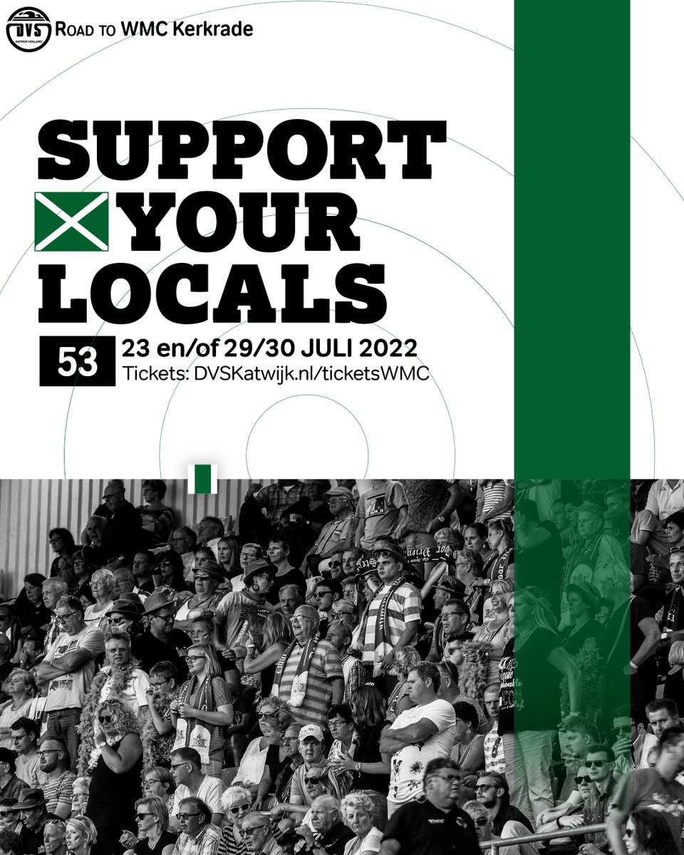 De Groene armada uit #Katwijk mag dit jaar weer afreizen naar het WMC Kerkrade 2022. Door de nieuwe opzet spannender dan ooit!

Ga mee en steun DVS vanuit ons machtige supportersvak! 💚

Tickets: dvskatwijk.nl/ticketswmc/

#Junioren #Marchingband @WMC_Kerkrade