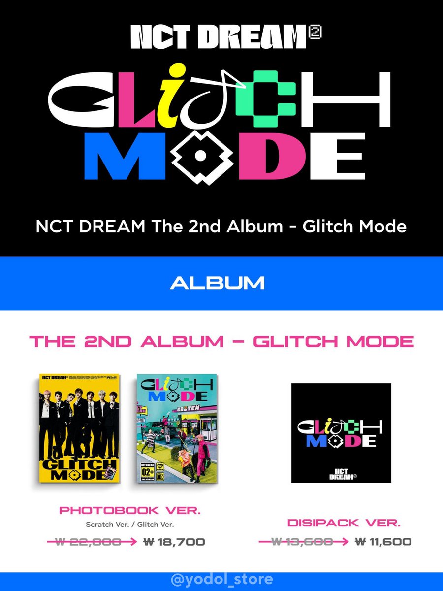 yodol_store's tweet photo. NCT DREAM The 2nd Album - Glitch Mode [LUCKY DRAW EVENT]รอบหิ้ว‼️

💚จองคิวหิ้ว ทาง DM 🥰🙏
#ตลาดนัดnct #ตลาดนัดอซทดรีม #ตลาดนัดnctdraem #GlitchMode #รับหิ้ว https://t.co/0ZNfPc4Mtt