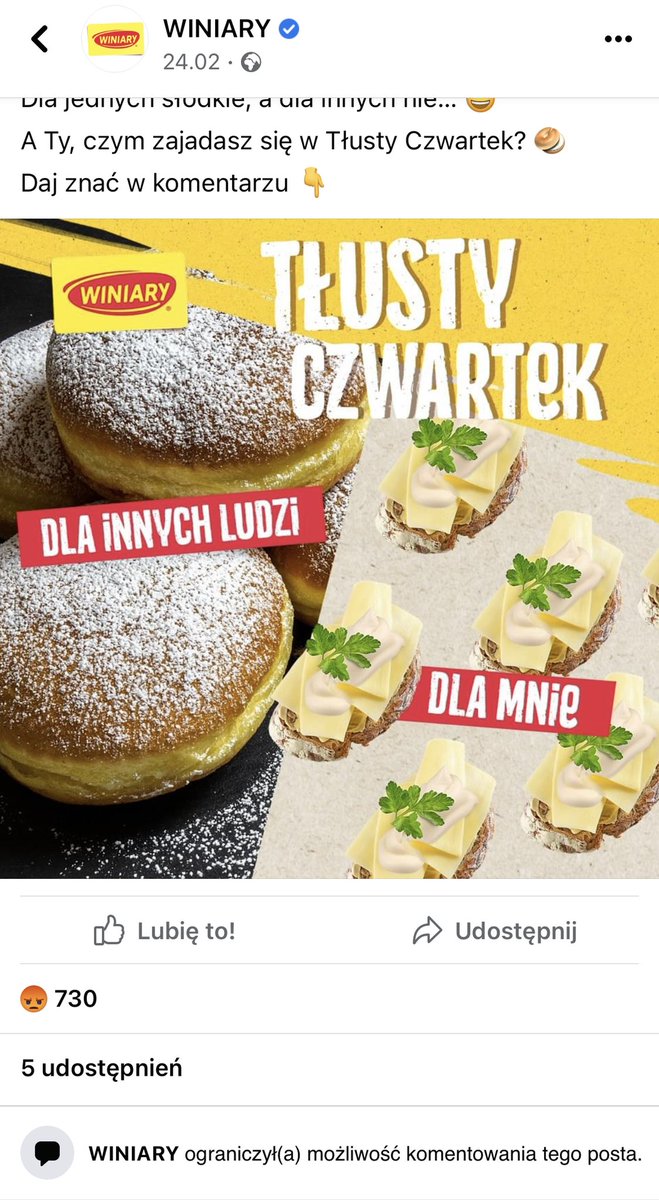 WojtekKardys's tweet photo. Nestle i Winiary robią to co w komunikacji kryzysowej jest niedopuszczalne - ucinają dialog i wyłączają komentarze. To świadczy o przyznaniu się do błędu i braku argumentów.

Dlaczego? 
👉🏼🧵 https://t.co/DrjOaXZoog