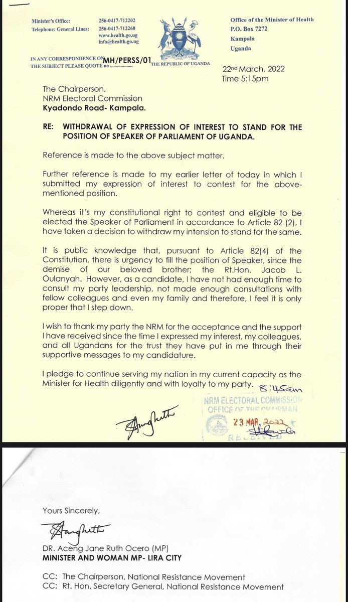 Dr. Jane Ruth Aceng Ocero tweet media
