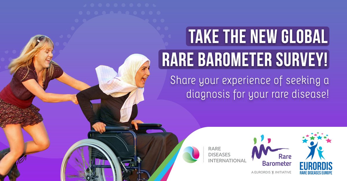 RareDisordersNZ's tweet photo. Take the new global #RareBarometer Survey on the journey to diagnosis for people living with a rare disease. This survey is open to people living with a rare disease and their family members from any country in the world https://t.co/QlVAu2VEOg https://t.co/ILALQkrc6z