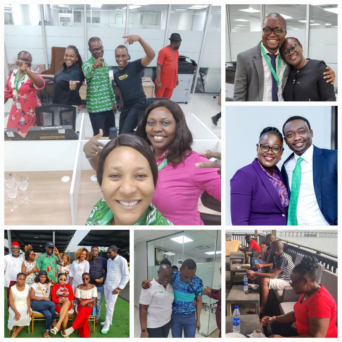 Today I choose to celebrate my team.  
Your selflessness, commitment, loyalty and dedication has been mind blowing.  
It's been one ferocious year, one challenging year, one amazing year of having dodged team 
Cheers to an amazing team 
Cheers to team EL 🇳🇬🥂
#futurefoward