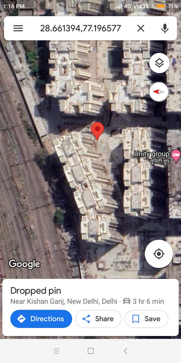Acrail3258's tweet photo. Found it!!! 
This is the new location where @captriturathee visited to hire an apartment for their family
Searched it as per the clue available like railway line, karol bagh, etc
@flyingbeast320 
😁😁 https://t.co/VWbXDOJ97l