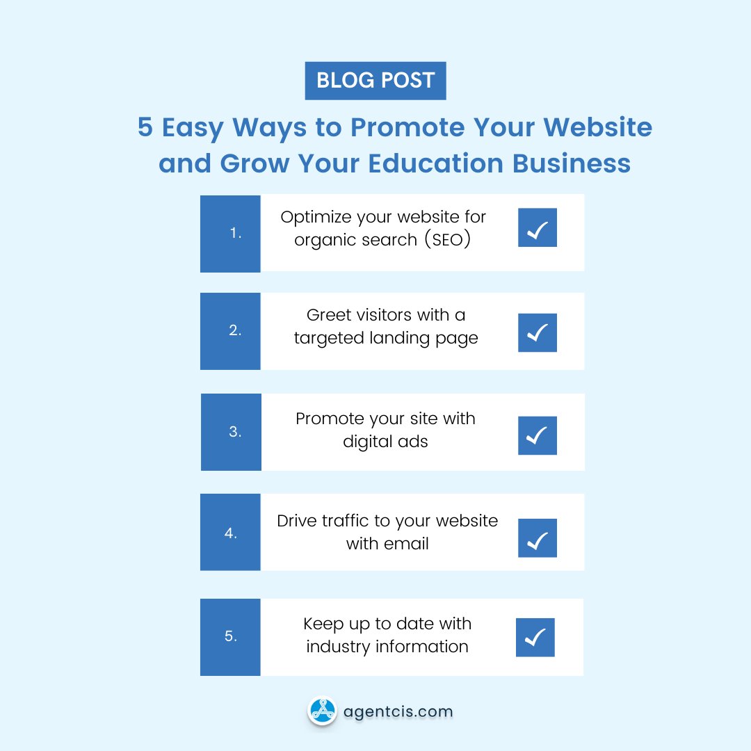 AgentcisApp's tweet photo. π Having an online space can bring your potential clients to you as they can directly connect with you through your website.
π₯ Building a website is the first step that more or less becomes your virtual face for the world.
#agentcis #internationaleducation #studyabroad https://t.co/0qwgFW9OvB