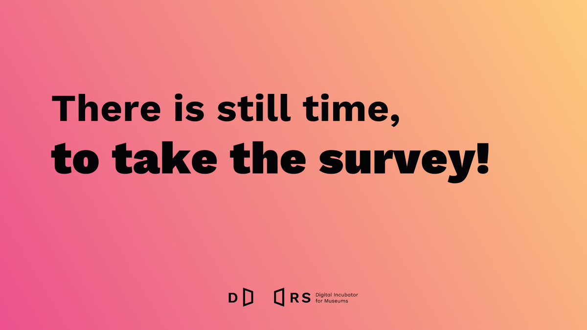 📢We call on all museum practitioners to talk about their digital strategies, share experiences good & bad and help us understand where we are as a sector, and where we want to go from here.
👉Head over to bit.ly/3glAiUg to take the survey
#doorseu #museumdigitalization