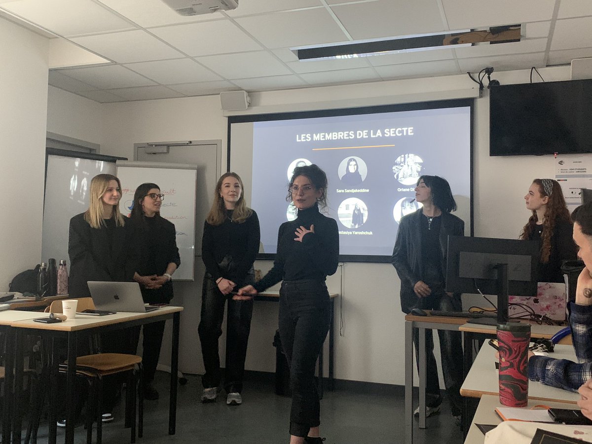 C’est parti pour la masterclass sectes en E-volution <a href="/e_sectes/">Sectes en E-volution</a> ! Hâte d’en savoir plus #welcometomycult #transfonum #masterclass #MBADMB
<a href="/DinisOrlane/">Orlane</a> <a href="/SaraSandjak/">Sara Sandjakeddine</a> <a href="/YarAnastasiya1/">Anastasiya Yaroshchuk</a> <a href="/laradio_cm/">Lara Gendre</a> <a href="/Leasevila_/">Léa Sevila</a> <a href="/leaurizaneee/">Sturaro Lauriane</a>