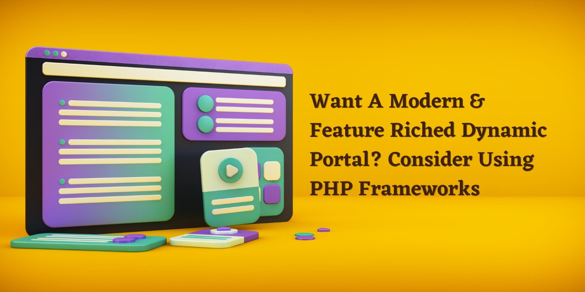 [Blog]Want A Modern & Feature Riched Dynamic Portal? Consider Using PHP Frameworks joyrulez.com/blogs/69280/Wa… #blog #PHP #phpwebdevelopment #portaldevelopment #webdevelopment