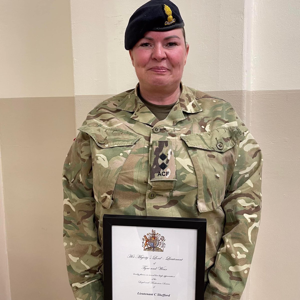 BCompanyDACF's tweet photo. Congratulations to our very own @CorinaShefford on receiving the Lord Lieutenant Certificate for Meritorious Service.

Fantastic achievement and very well deserved. #inspiretoachieve https://t.co/d4Zv1uYDDb