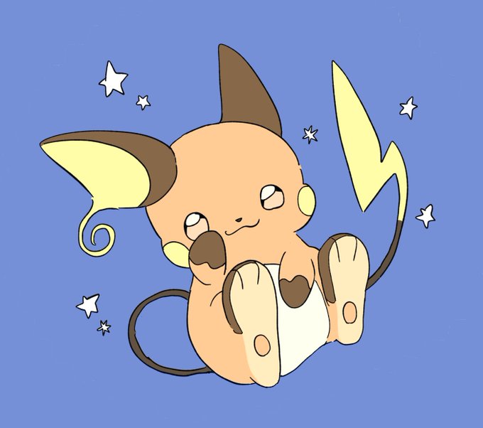 普段あんまり描かないテイストのライチュウ 