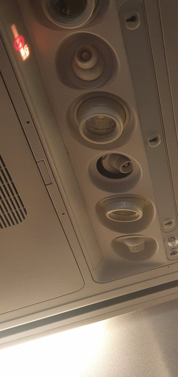 amybaba's tweet photo. @flyspicejet @DGCAIndia @PMOIndia 
Is,spice jet safe to fly . No maintenance inside planes. Do they check airplanes 
Delhi dubai 22nd march 

Tv screen broken 
Is there any checks https://t.co/EwYyd84Cbr