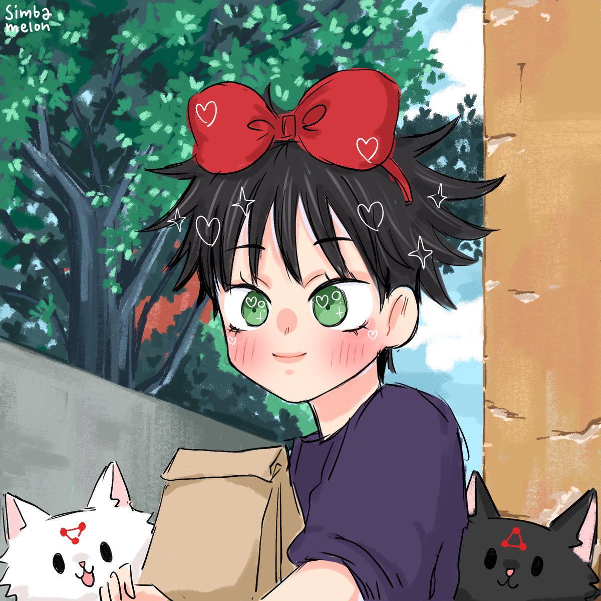 「🎀🐈‍⬛🍞🌷🧀 」|อันอัน 🍁☂️ เปิดคอมมิชชั่นแล้วค่ะのイラスト