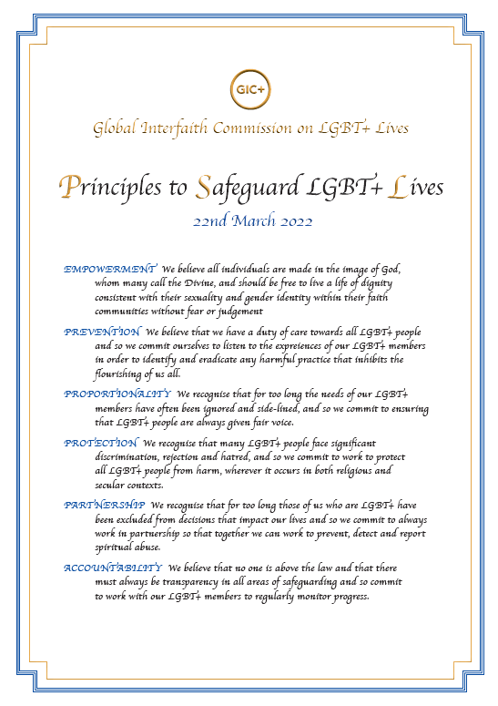 JayneOzanne's tweet photo. MOMENTOUS - senior religious leaders from around the world agreed &amp; committed to these 6 #Safeguarding Principles to #Protect #LGBT+ Lives yesterday...! https://t.co/HWJD42On0J