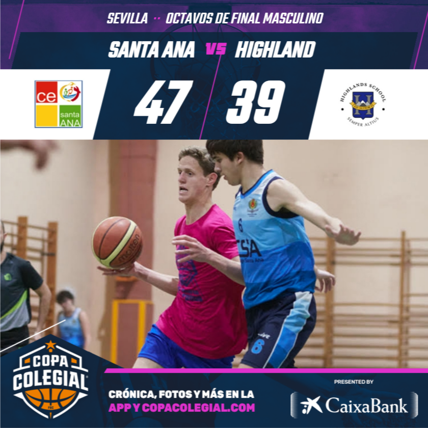 #CopaColegialSevilla 

Duelo ⛹️‍♂️; 1/8 de final

Santa Ana 34-29 Highland

"Santa Ana gana dos partidos en uno"

✍️ Arturo Morales
📸 Jesús Ruiz

copacolegial.com/sevilla/partid…

#ElDesafíodeTodos