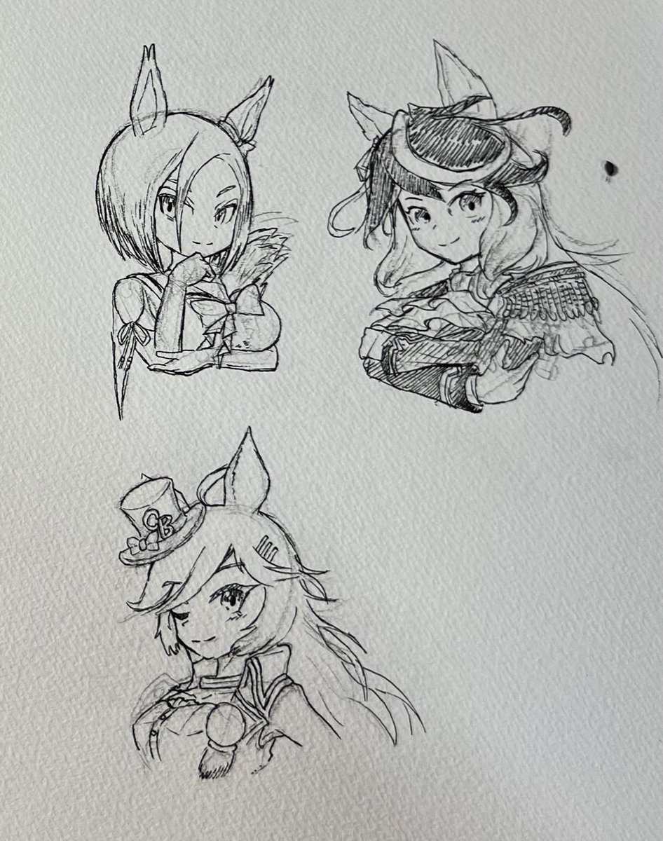 2月のテスト期間に描いた落書き
(これで最後) 