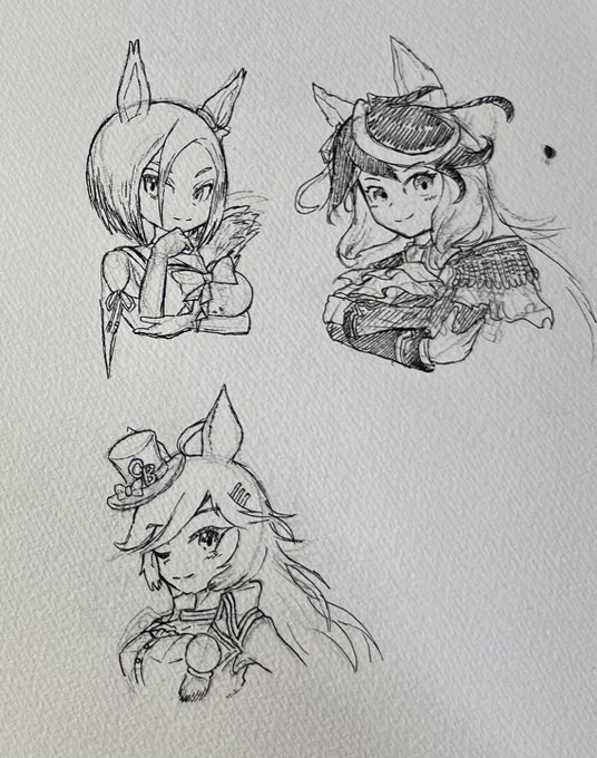 2月のテスト期間に描いた落書き
(これで最後) 