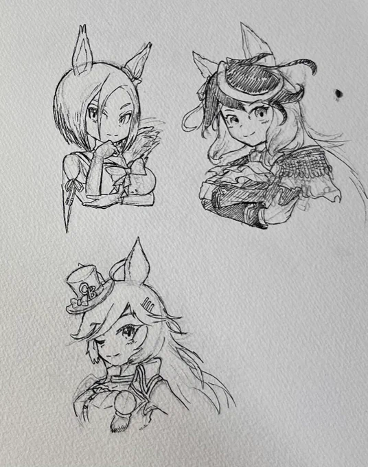 2月のテスト期間に描いた落書き
(これで最後) 