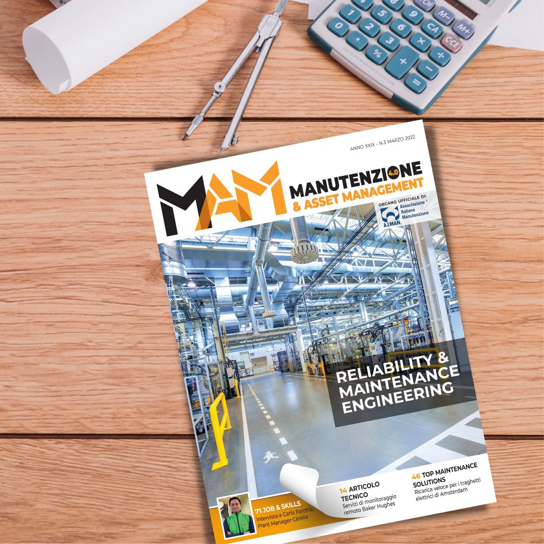 ManutenzioneT's tweet photo. 🚀 Il numero di Marzo di #Manutenzione sta arrivando! Una preziosa anteprima: la copertina del nuovo numero con focus #ReliabilityMaintenanceEngineering e uno sguardo ai contenuti: intervista a CARLO FORCHIA, Plant Manager di CERELIA realizzata da Francesco Gittarelli ⬇️ https://t.co/1WxOFsuD1X