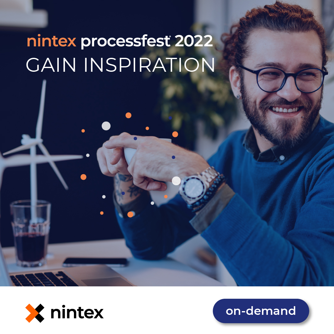 Nintex's tweet photo. Hear from others like you who are transforming the way their people work with Nintex. Watch #NintexProcessFest2022 on-demand now: https://t.co/MxCBKQ6keA #digitaltransformation #processautomation https://t.co/PDk35HR3TM