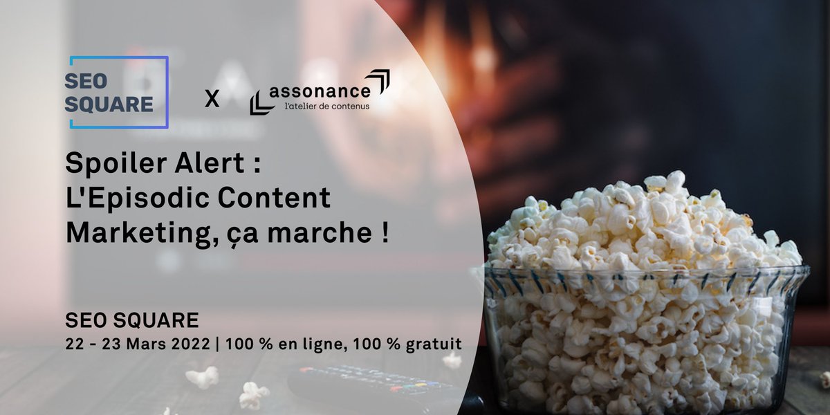 AssonanceAgency's tweet photo. 🔥 La conférence Assonance avec @Ecribouille sur l'efficacité de l'episodic content, c'est maintenant ! 👀
Et tout de suite au SEOSquare ⤵️
#supercontent
https://t.co/eAtgbsUJMa https://t.co/1EAh9DO2QL