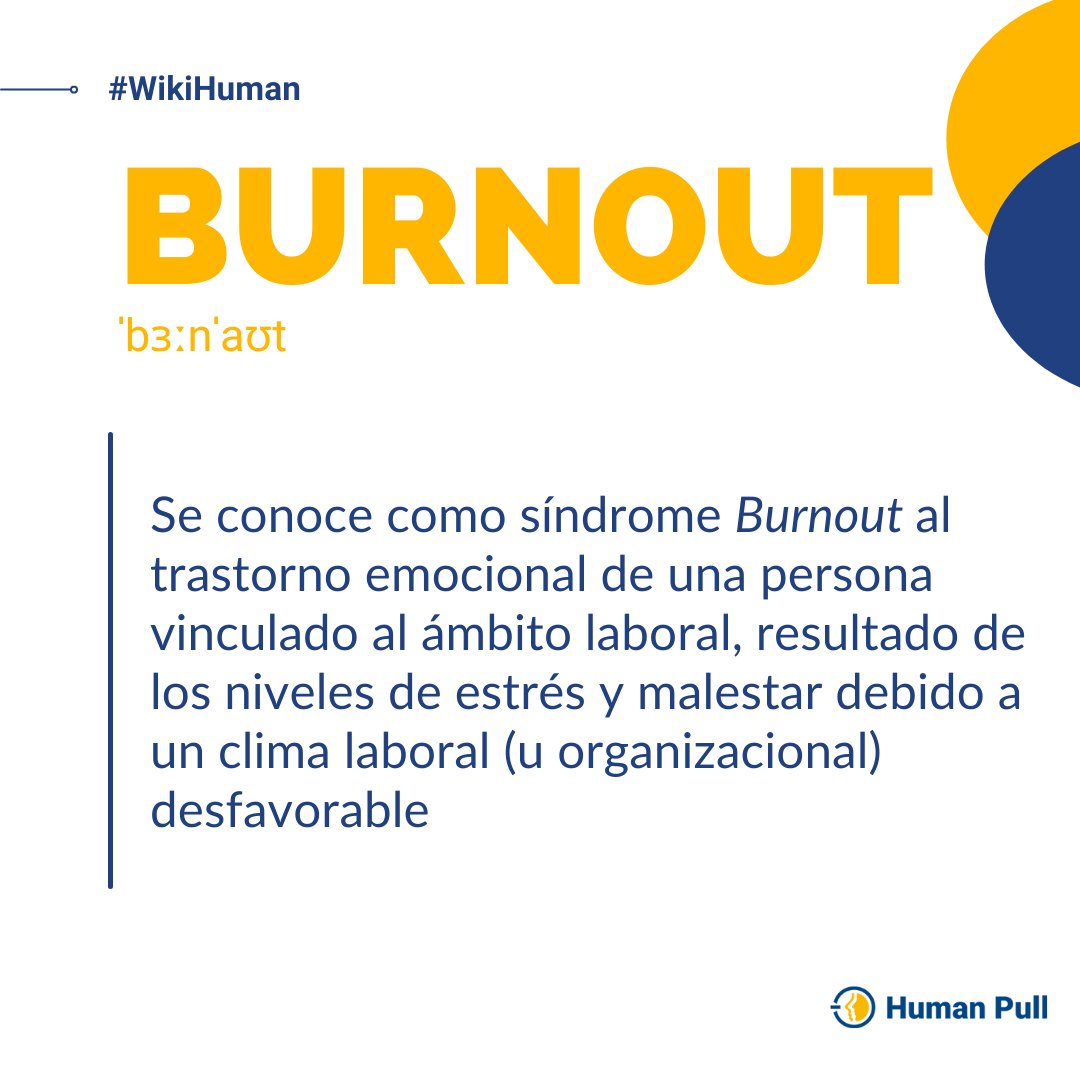 HumanPull's tweet photo. #WikiHuman 📖
El término #burnout fue acuñado por primera vez en 1974 por Herbert Freudenberger y reconocido como enfermedad por la #OMS en 2019.
#2022 es el año de entrada en vigor como diagnóstico.
#climaorganizacional #EstresLaboral #herramientasprofesionales #humanpull https://t.co/npcY0Dtfej
