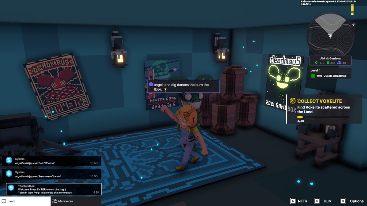 darrelpnc's tweet photo. @TheSandboxGame @deadmau5 I just participated in the daily #SandboxAlphaS2Contest for a chance to earn up to 1,000 $SAND! Starting March 17 - Selfie with Deadmau5. Check out my screenshot below!
👇 #SandboxAlphaS2 https://t.co/ai3I75FLPN