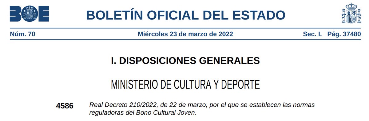 JuanLuis_JG's tweet photo. Con una tasa de paro juvenil del 30%, el Gobierno decide gastar 210 millones € públicos en el Bono Cultural Joven, sin tener en cuenta la renta de los beneficiarios.

¿Es esto lo que necesita la juventud? ¿Nadie diseña ni evalúa la eficiencia en el gasto público?

Pan y circo. https://t.co/YLnO7vWGie