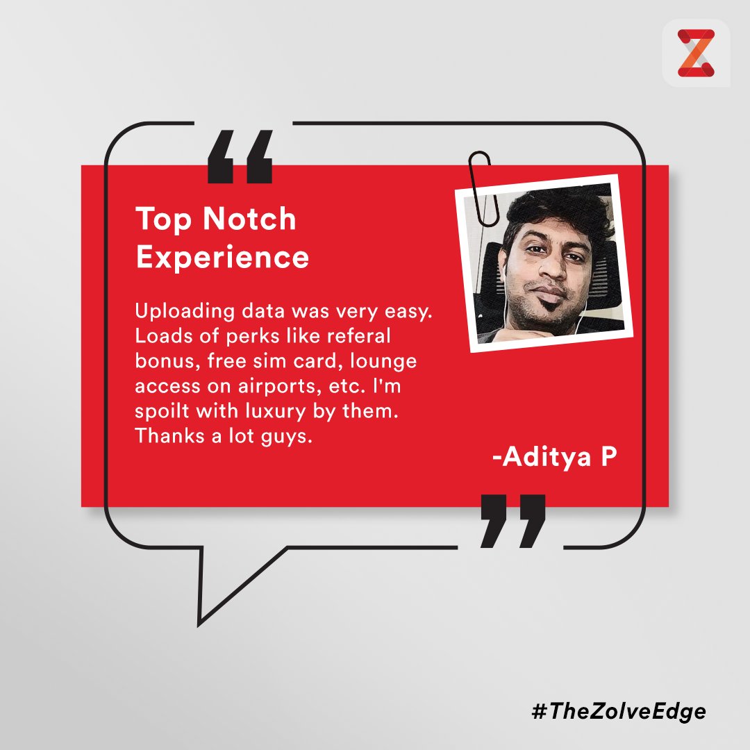 Zolve on Twitter: "Our beloved customers strongly recommend Zolve! Check  out what they have to say about us: . . . #zolve #thezolveedge #experience # reviews #happycustomers https://t.co/CjFdMhUuOe" / Twitter