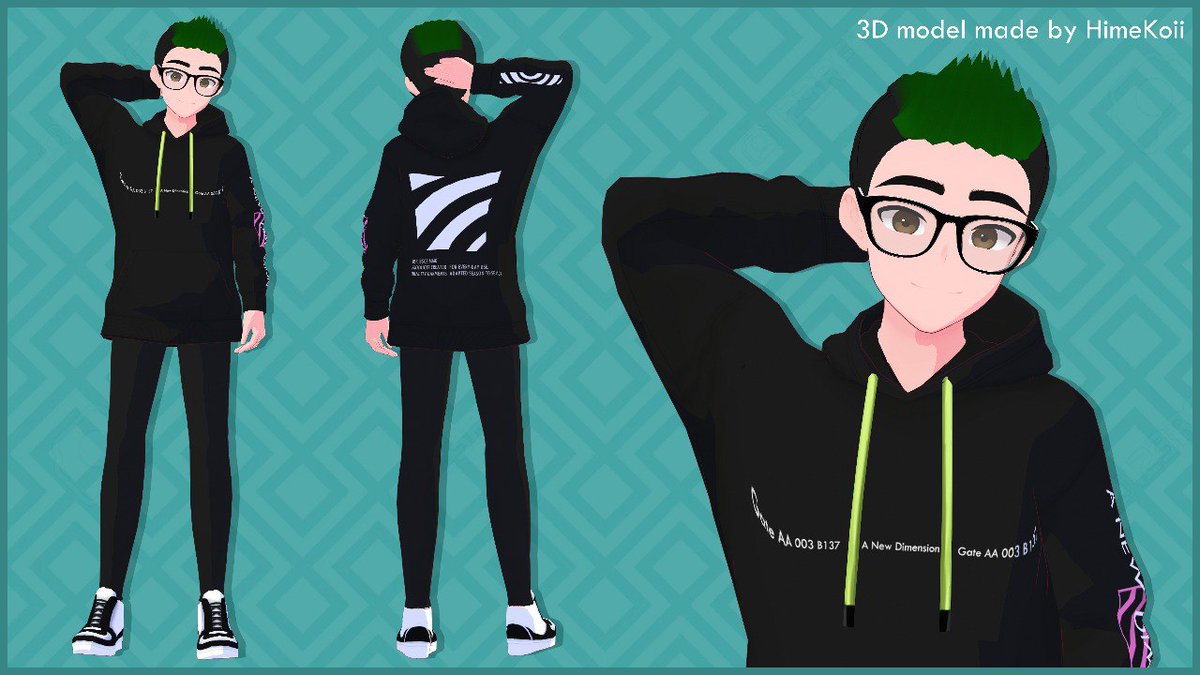 Muchas gracias a todos los que se pasaron por el stream!
Estrené ya el vtuber que ya hace rato quería y que por fin tengo! Voy a usarlo a partir de ahora y espero que les guste a todos :D
Modelo hecho por @Hime_Koii