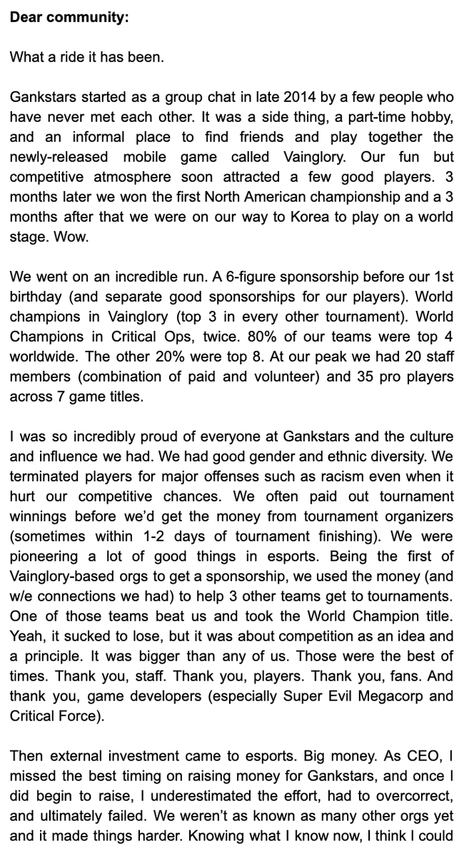 gankstars's tweet photo. Once a Gankstar, always a Gankstar ❤️

A message from our CEO: https://t.co/OcyAhNaV4A