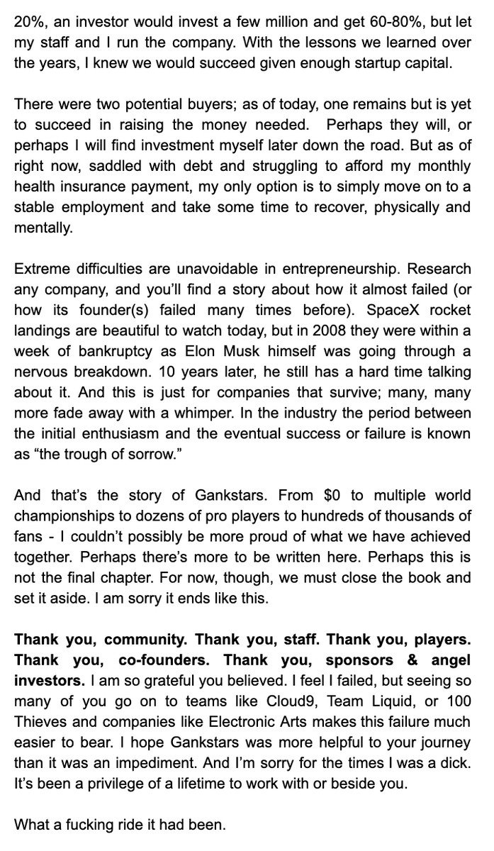 gankstars's tweet photo. Once a Gankstar, always a Gankstar ❤️

A message from our CEO: https://t.co/OcyAhNaV4A