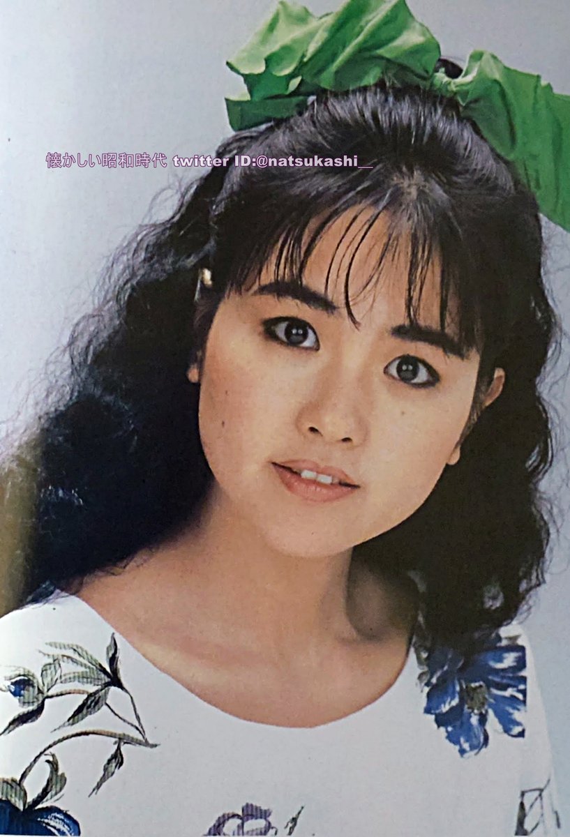 泰葉 女性セブン '88春のヘア＆ビューティブック（1988） #泰葉 #昭和