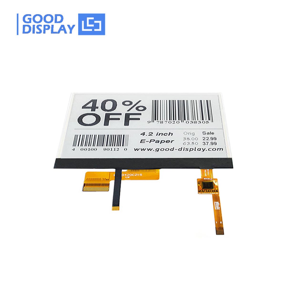 GoodDisplayCN's tweet photo. New For This Week Soon.
4.2inch EPD with front light and touch screen.
Sample Price @ 28.4 USD/pcs 
We also have FPC connectors, FPC extension cable and socket for you to connect them well.
#ePaper #EInk #lowpower #Accessories  #gooddisplay #smarthome #ESL #electronics https://t.co/f3NNpUlRcg